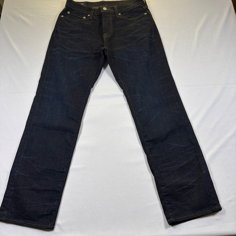 Abercrombie & Fitch Mens Straight Stretch Jeans Dark Wash Indigo 30x30 131D0152